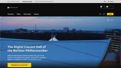 Screenshot of Digitalconcerthall.com