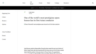 Screenshot of Nextshark.com