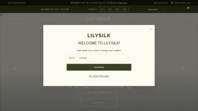 Screenshot of Lilysilk.com