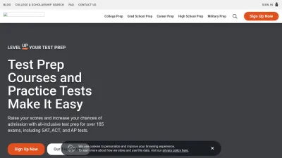 Screenshot of Petersons.com