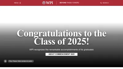 Screenshot of Wpi.edu