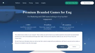 Screenshot preview of flarie.com