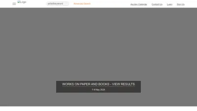 Screenshot of Saffronart.com