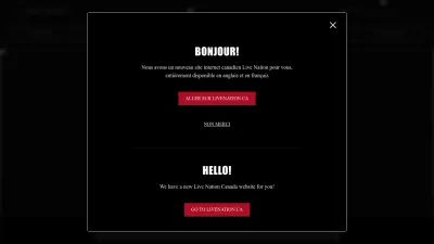 Screenshot preview of livenation.com