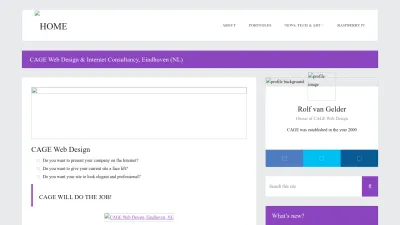 Screenshot of Cagewebdev.com