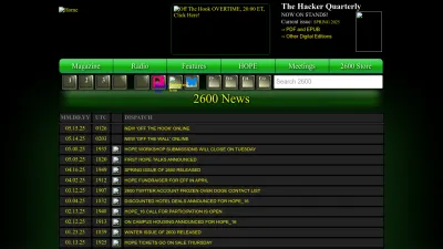 Screenshot of 2600.com