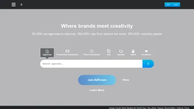 Screenshot of Adforum.com