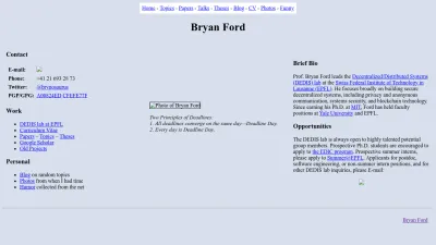 Screenshot of Bford.info