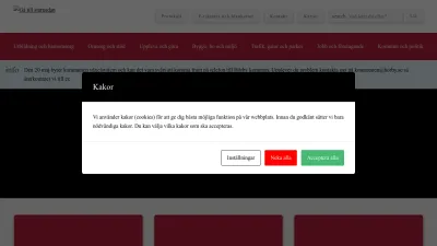 Screenshot of Horby.se