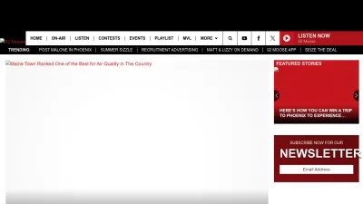 Screenshot of 92moose.fm