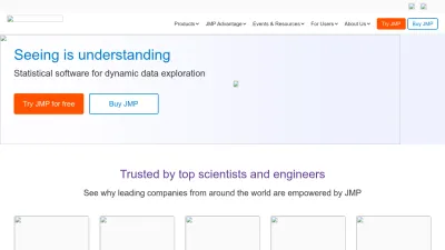 Screenshot of Jmp.com