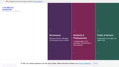 Screenshot of Imda.gov.sg