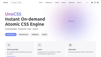 Screenshot of Unocss.dev
