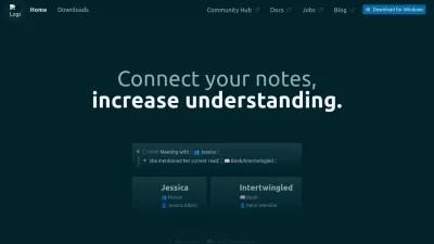 Screenshot of Logseq.com