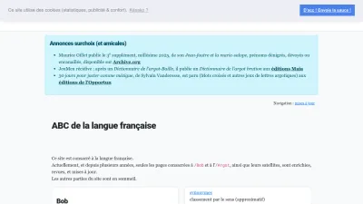 Screenshot of Languefrancaise.net