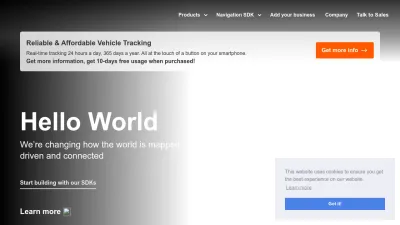 Screenshot of Navmii.com