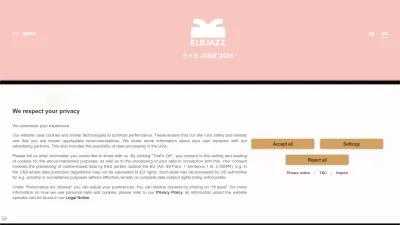 Screenshot of Elbjazz.de