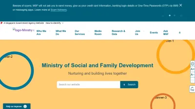 Screenshot of Msf.gov.sg