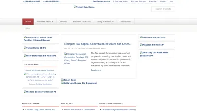 Screenshot of 2merkato.com