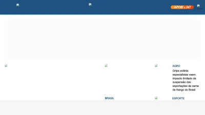 Screenshot of Brasil247.com