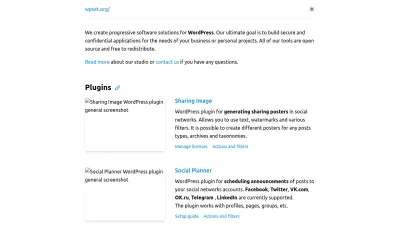 Screenshot of Wpset.org