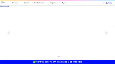Screenshot of Sky.com.mx