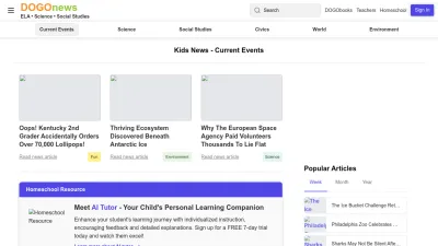 Screenshot of Dogonews.com