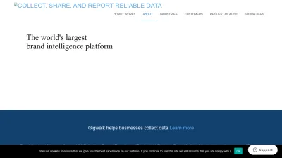Screenshot of Gigwalk.com