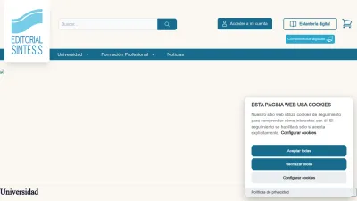 Screenshot of Sintesis.com