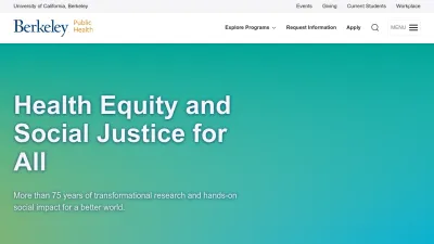 Screenshot of Publichealth.berkeley.edu