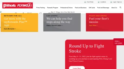 Screenshot of Pilotflyingj.com