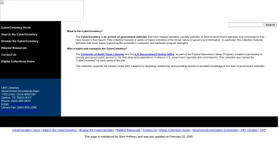 Screenshot of Govinfo.library.unt.edu