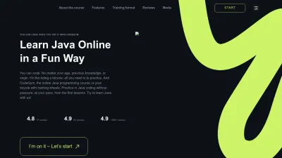 Screenshot preview of codegym.cc