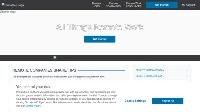 Screenshot of Remote.co