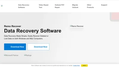 Screenshot of Remosoftware.com