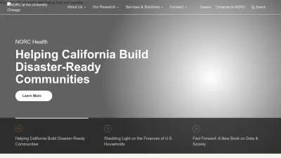 Screenshot of Norc.org