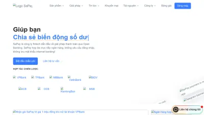 Screenshot of Sepay.vn
