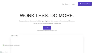 Screenshot of Screenrec.com