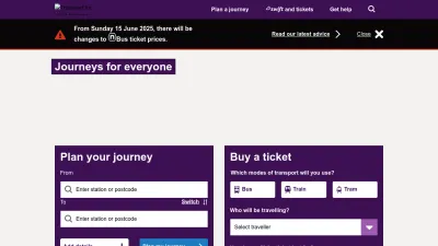 Screenshot preview of tfwm.org.uk