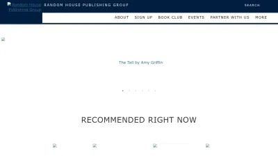 Screenshot preview of randomhousebooks.com