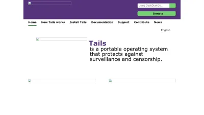 Screenshot of Tails.net