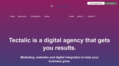 Screenshot preview of tectalic.com