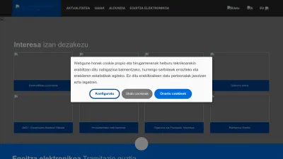Screenshot preview of gipuzkoa.eus