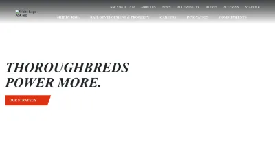 Screenshot of Norfolksouthern.com
