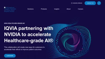 Screenshot preview of iqvia.com