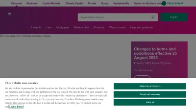 Screenshot preview of aib.ie