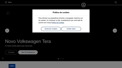 Screenshot preview of vw.com.br