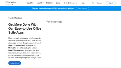 Screenshot preview of mobisystems.com