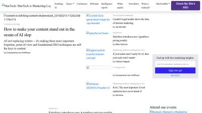 Screenshot of Martech.org