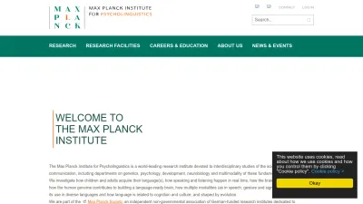 Screenshot preview of mpi.nl